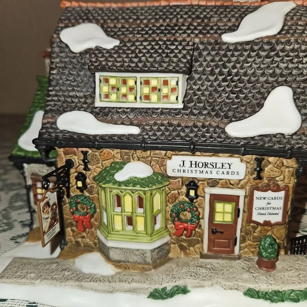 Department 56 Lighted Festive Christmas Card Shop